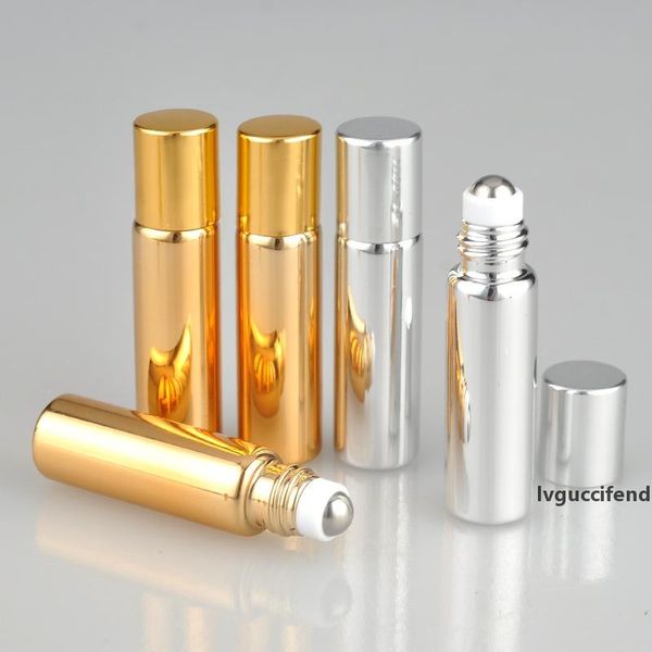 5ml gold/silver/black electroplating uv coating essential oil refillable steel ball roll on bottle lucifugal eye cream container jar
5ml gold/silver/black electroplating uv coating essential oil refillable steel ball roll on bottle lucifugal eye cream container jar