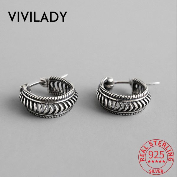 vivilady retro authentic 925 sterling silver twisted women hoop earrings ethnis style trendy female jewelry brincos, Golden;silver
vivilady retro authentic 925 sterling silver twisted women hoop earrings ethnis style trendy female jewelry brincos, Golden;silver