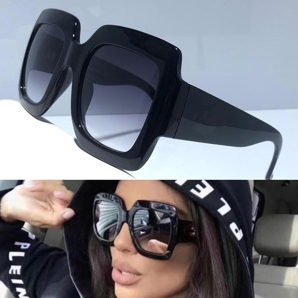popular women goggle sunglasses designer 0053 summer generous style square full frame solid color glasses uv protection 0053s, White;black 
popular women goggle sunglasses designer 0053 summer generous style square full frame solid color glasses uv protection 0053s, White;black