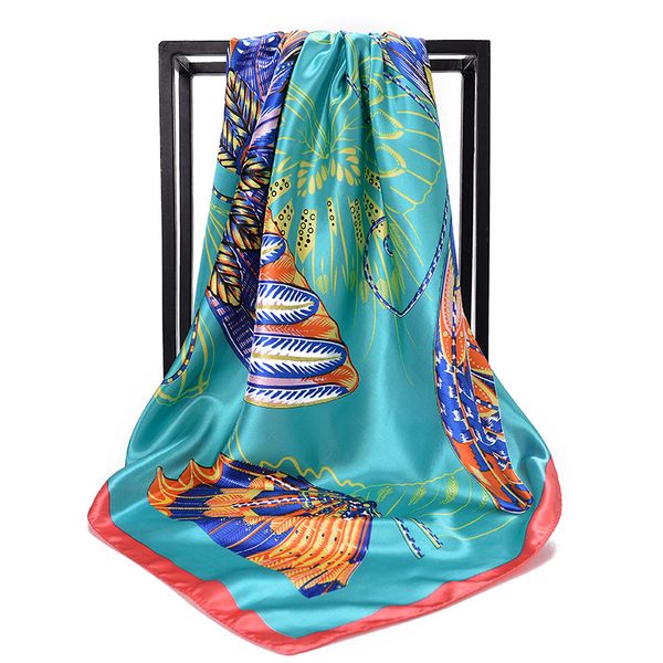 ladies butterfly printed career apparel decorative hijab 90*90cm satin square bandana foulard femme silk scarfs and wraps, Blue;gray
ladies butterfly printed career apparel decorative hijab 90*90cm satin square bandana foulard femme silk scarfs and wraps, Blue;gray