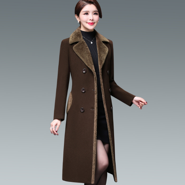 winter warm coat plus size women woolen coat vintage long woolen coats female overcoat elegant women outerwear 4xl db299, Black
winter warm coat plus size women woolen coat vintage long woolen coats female overcoat elegant women outerwear 4xl db299, Black