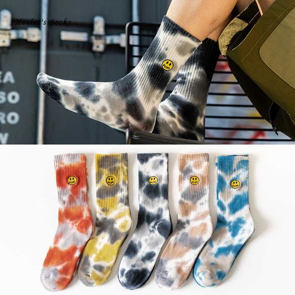 new fashion smiling face embroidery men and women socks cotton colorful vortex tie-dye hiphop skateboard funny happy sockings, Black
new fashion smiling face embroidery men and women socks cotton colorful vortex tie-dye hiphop skateboard funny happy sockings, Black