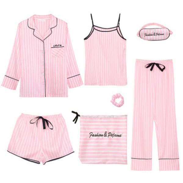 a set of satin and silk pajamas dresses for women women, a set of pajamas, and two nightgowns night wear plus size corset s0803, Black;white
a set of satin and silk pajamas dresses for women women, a set of pajamas, and two nightgowns night wear plus size corset s0803, Black;white