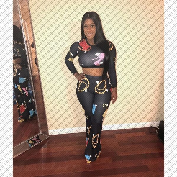 w8013 amazon dunhuang european and american foreign trade womens european and american fashion printed long sleeve two-piece set, Gray
w8013 amazon dunhuang european and american foreign trade womens european and american fashion printed long sleeve two-piece set, Gray