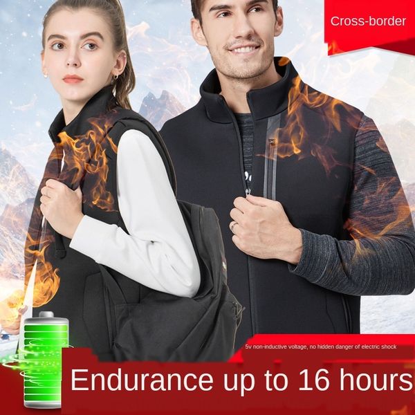 smart men's and women's electric heating clothing warm vest vest usb charging waistcoat heating clothing, Black;white
smart men's and women's electric heating clothing warm vest vest usb charging waistcoat heating clothing, Black;white
