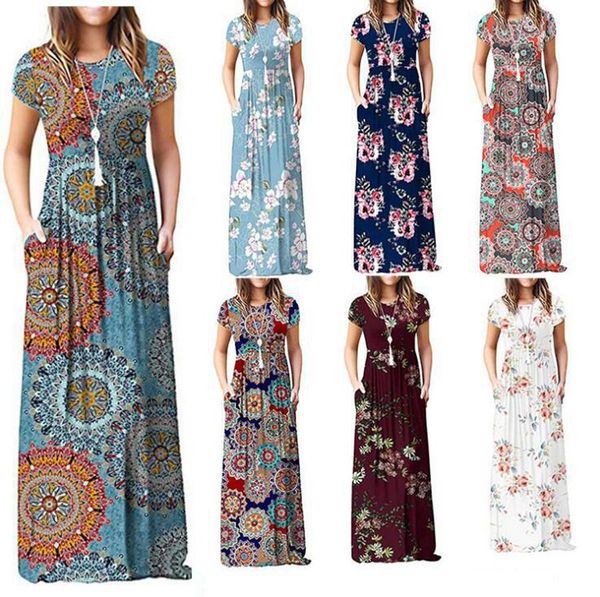floral dress women boho short sleeve flower printed long maxi dress evening party beach summer dresses ljjo7918
floral dress women boho short sleeve flower printed long maxi dress evening party beach summer dresses ljjo7918