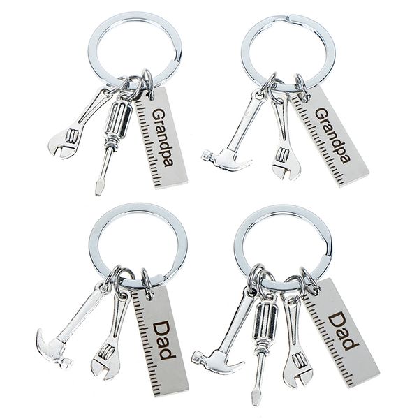 1pc fashion grandad keychain tools key chains family grandfather gift birthday engraved pendant car keychain metal key rings, Silver
1pc fashion grandad keychain tools key chains family grandfather gift birthday engraved pendant car keychain metal key rings, Silver