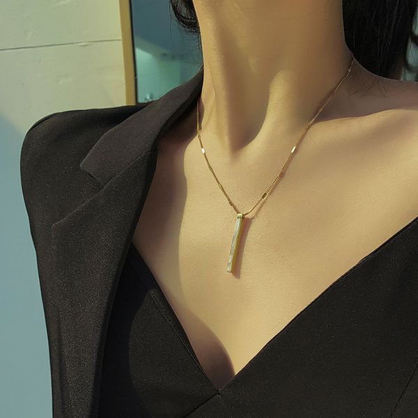 shell titanium steel necklace simple ins cold wind clavicle chain trendy style niche temperament ladies necklace necklace, Silver
shell titanium steel necklace simple ins cold wind clavicle chain trendy style niche temperament ladies necklace necklace, Silver