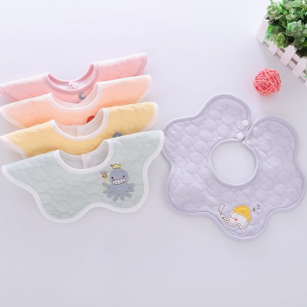 2 pieces/lot baby cotton bibs animal cartoon petal waterproof embroider bibs newborn baby boys girls 360 degrees saliva towel, Slivery;white
2 pieces/lot baby cotton bibs animal cartoon petal waterproof embroider bibs newborn baby boys girls 360 degrees saliva towel, Slivery;white