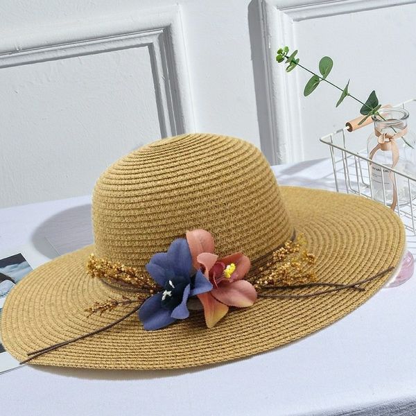 korean style female straw sun outdoor beach flower large sunscreen straw sunscreen hat eaves hat cm15, Blue;gray
korean style female straw sun outdoor beach flower large sunscreen straw sunscreen hat eaves hat cm15, Blue;gray