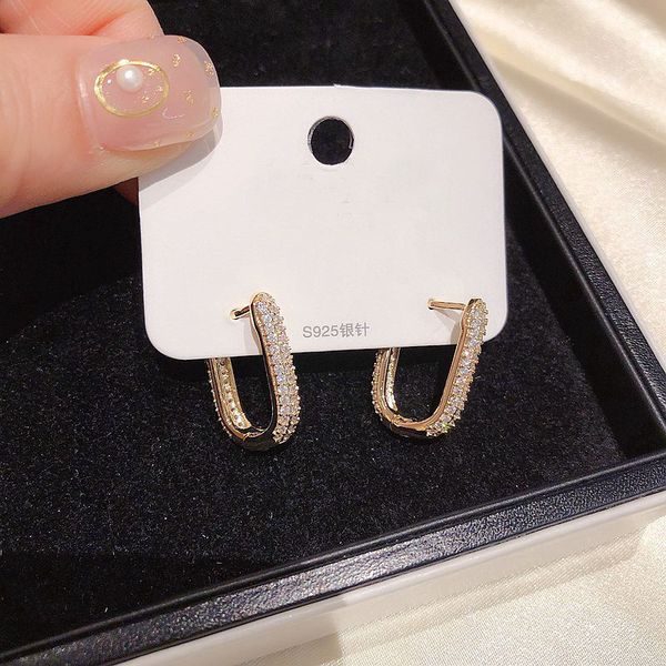 migga luxury cz crystal square hoop earrings gold color micro paved cubic zircon earrings for women, Golden;silver
migga luxury cz crystal square hoop earrings gold color micro paved cubic zircon earrings for women, Golden;silver