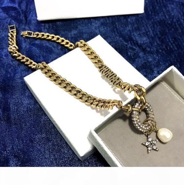 r super classic letter ring with diamond pearl pendant wild fashion jewelry women necklace, Silver
r super classic letter ring with diamond pearl pendant wild fashion jewelry women necklace, Silver