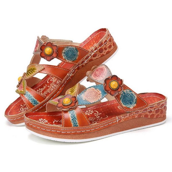 summer bohemian comfortable pu leather sandals flowers pattern splicing stitching floral hook loop sandals retro shoes women2020, Black
summer bohemian comfortable pu leather sandals flowers pattern splicing stitching floral hook loop sandals retro shoes women2020, Black