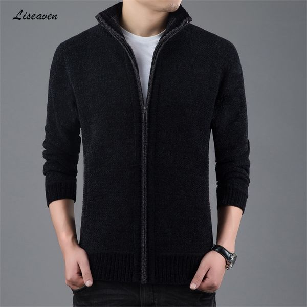 liseaven sweater thick warm for mens cardigan slim fit jumpers knitwear warm autumn korean style casual clothing men cardigans, White;black
liseaven sweater thick warm for mens cardigan slim fit jumpers knitwear warm autumn korean style casual clothing men cardigans, White;black
