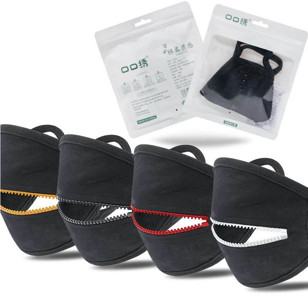 dhl shipping fashion cotton face shield pm2.5 mouth mask anti-dust washed reusable masks zipper face mask 4 colors x423fz 
dhl shipping fashion cotton face shield pm2.5 mouth mask anti-dust washed reusable masks zipper face mask 4 colors x423fz