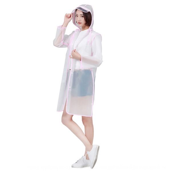 eva край модный прозрачный единый цельный путешествия взрослый открытый туризм портативный моды сумка моды сумка дождевик, Red;brown