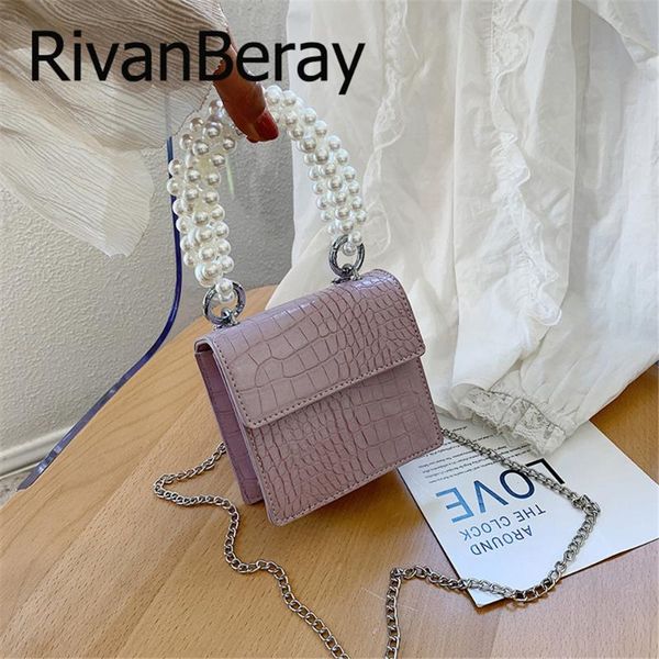 luxury pearl beading handbag designer chain crossbody bags for women new alligator pu leather shoulder messenger bag phone purse
luxury pearl beading handbag designer chain crossbody bags for women new alligator pu leather shoulder messenger bag phone purse