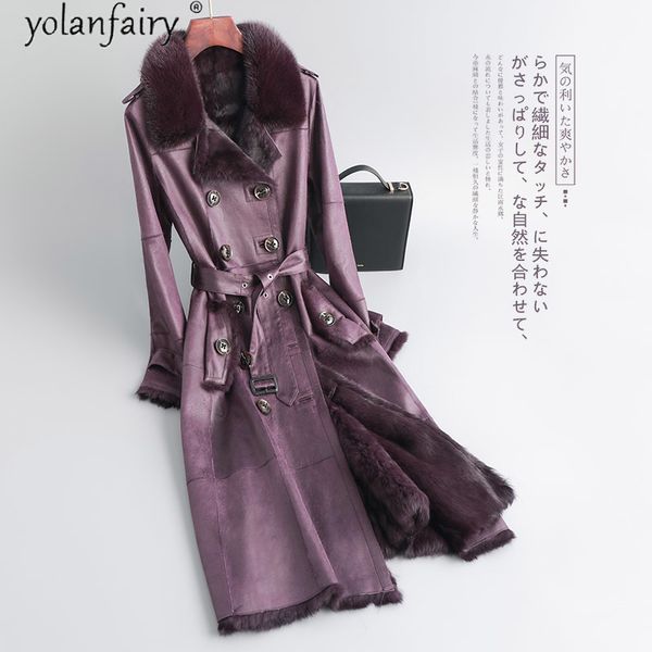 natural real fur coat women winter jacket sheep shearling collar long genuine leather jacket women clothes 2020 093015, Black
natural real fur coat women winter jacket sheep shearling collar long genuine leather jacket women clothes 2020 093015, Black