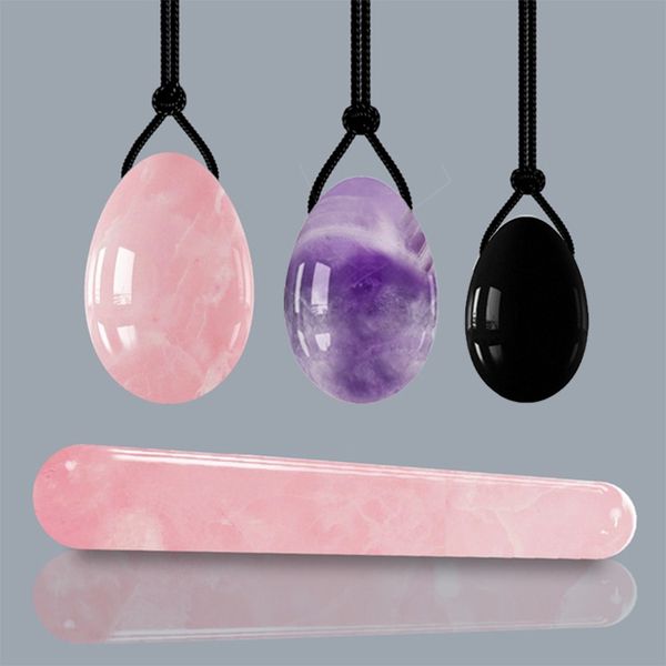 rose quartz yoni egg set drilled natural jade eggs amethyst kegel balls kegel exercise jade ball vaginal tightening massage egg
rose quartz yoni egg set drilled natural jade eggs amethyst kegel balls kegel exercise jade ball vaginal tightening massage egg