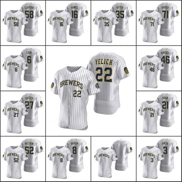 milwaukee brewers #8 ryan braun 3 orlando arcia 22 christian yelich men women youth custom white authentic 2020 home jersey, Black
milwaukee brewers #8 ryan braun 3 orlando arcia 22 christian yelich men women youth custom white authentic 2020 home jersey, Black