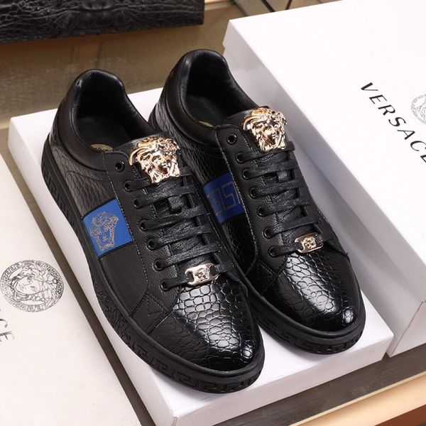 2020 o4 fashion trend mens designer shoes leather breathable luxury shoes lace-up casual hiker shoes mens sneakers, Black
2020 o4 fashion trend mens designer shoes leather breathable luxury shoes lace-up casual hiker shoes mens sneakers, Black