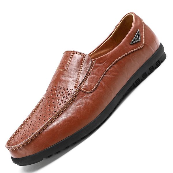 plus size 37-47 genuine leather men casual shoes luxury 2020 mens loafers moccasins summer breathable slip-on boat shoes, Black
plus size 37-47 genuine leather men casual shoes luxury 2020 mens loafers moccasins summer breathable slip-on boat shoes, Black