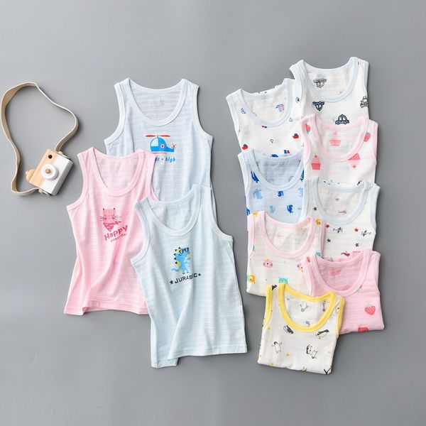 new for boys and girls summer clothing bamboo cotton vest children's clothing children's vest, Blue
new for boys and girls summer clothing bamboo cotton vest children's clothing children's vest, Blue