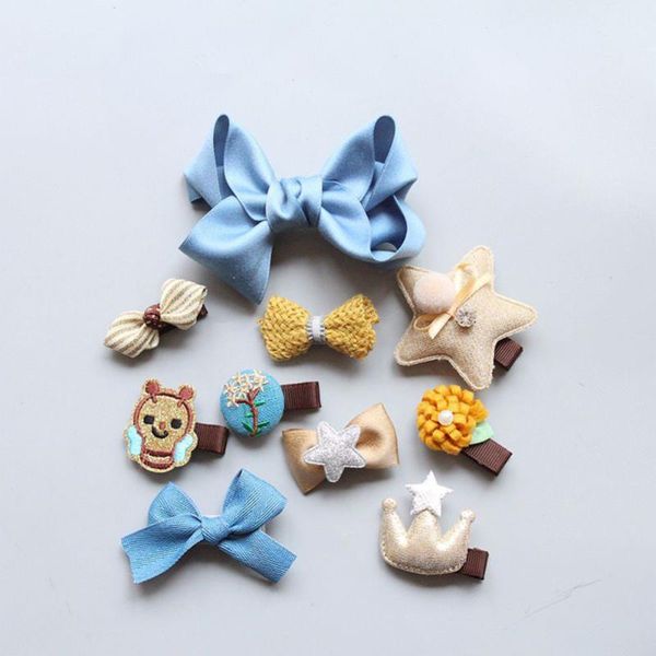 10pcs baby kids girls hair clip princess hair accessories hairpins set cute clip for kids surprise, Slivery;white
10pcs baby kids girls hair clip princess hair accessories hairpins set cute clip for kids surprise, Slivery;white