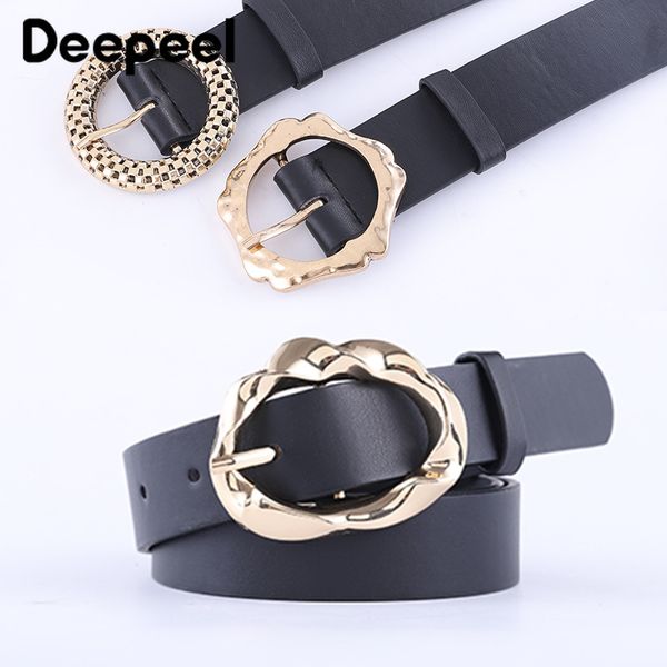 deepeel 1pc 27/3.3/3.5cm women pu pin buckle belt fashion female waist corset jeans clothing decorative accessories, Black;brown
deepeel 1pc 27/3.3/3.5cm women pu pin buckle belt fashion female waist corset jeans clothing decorative accessories, Black;brown