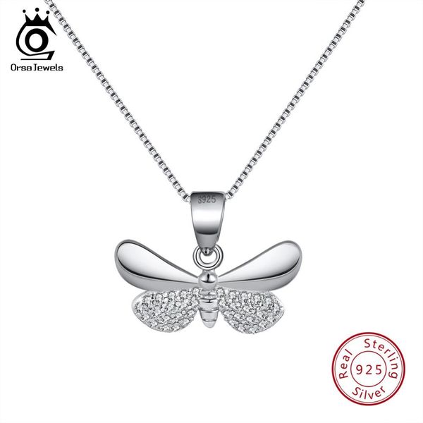 orsa jewels real 925 sterling silver women necklaces silver gold-color butterfly shape aaa zircon fashion pendant jewelry sn89
orsa jewels real 925 sterling silver women necklaces silver gold-color butterfly shape aaa zircon fashion pendant jewelry sn89