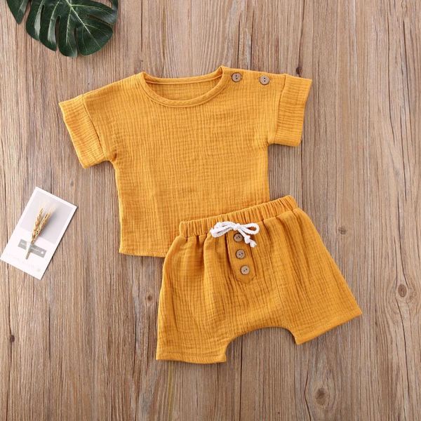 kids baby 2pcs clothes set baby girls boys summer cotton short sleeve t-shirts short pants 6 colors, White
kids baby 2pcs clothes set baby girls boys summer cotton short sleeve t-shirts short pants 6 colors, White
