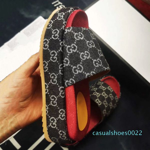 2020 women designer platform sandal slides shoes embroidery printed surface fashion platform slipper 19 colors beach sandals5 c22, Black
2020 women designer platform sandal slides shoes embroidery printed surface fashion platform slipper 19 colors beach sandals5 c22, Black