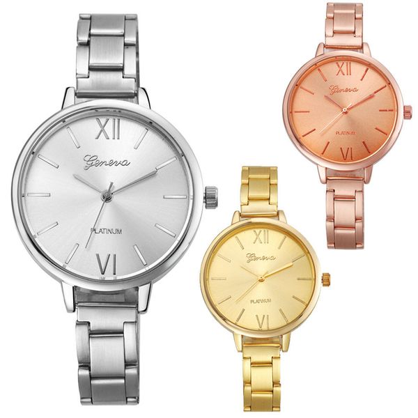 wholesale fashion women ladies geneva alloy roman numbers watch casual thin alloy metal bands bracelet lady dress quartz wrist watches, Slivery;brown
wholesale fashion women ladies geneva alloy roman numbers watch casual thin alloy metal bands bracelet lady dress quartz wrist watches, Slivery;brown