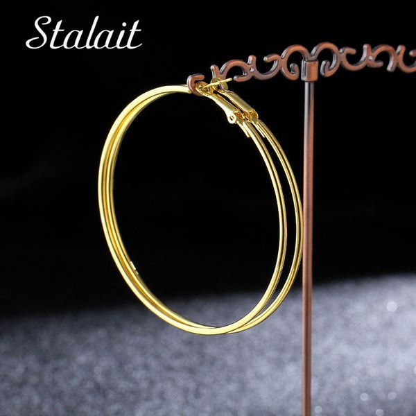 simple large 4 color hoop earrings diameter 30-100mm earrings for women party gift minimalist jewelry, Golden;silver
simple large 4 color hoop earrings diameter 30-100mm earrings for women party gift minimalist jewelry, Golden;silver