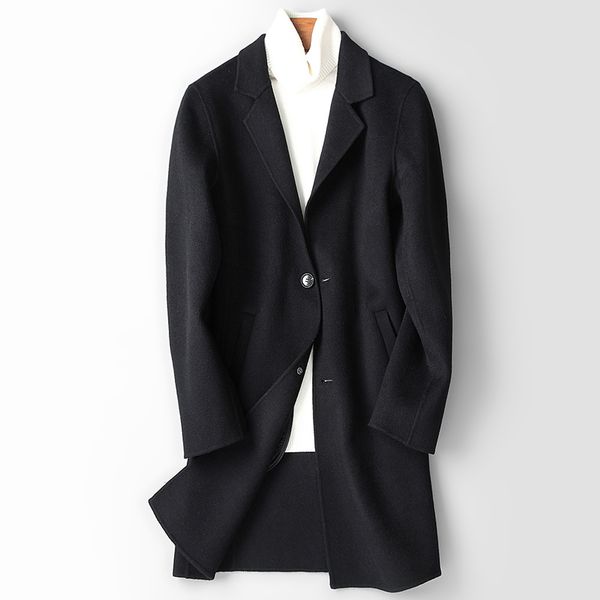 double-sided 100%wool coat men spring autumn long jacket windbreaker mens coats and jackets abrigo hombre 8812 kj1550, Black
double-sided 100%wool coat men spring autumn long jacket windbreaker mens coats and jackets abrigo hombre 8812 kj1550, Black