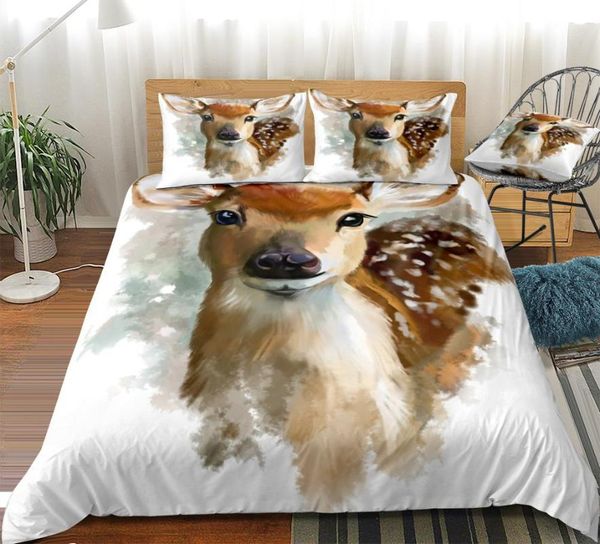sika deer duvet cover set water colour animal bedding set cute retro bed cover kids girls boys colorful quilt
sika deer duvet cover set water colour animal bedding set cute retro bed cover kids girls boys colorful quilt