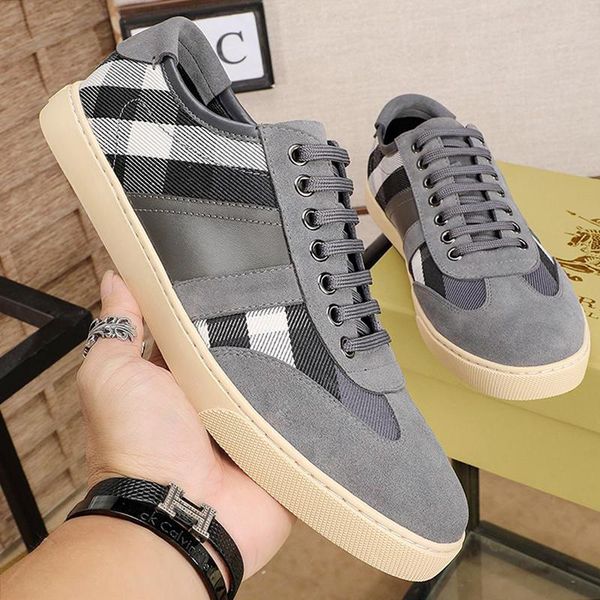 vintage check and leather sneakers vintage mens shoes fashion classic shoes plus size low casual lace -up style men shoes scarpe da uomo, Black
vintage check and leather sneakers vintage mens shoes fashion classic shoes plus size low casual lace -up style men shoes scarpe da uomo, Black