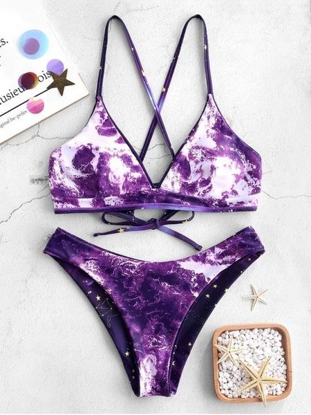tie dye swimsuit reversible micro bikini womens swimming suit cross back female swimwear women biquini xl bikinis set, White;black 
tie dye swimsuit reversible micro bikini womens swimming suit cross back female swimwear women biquini xl bikinis set, White;black