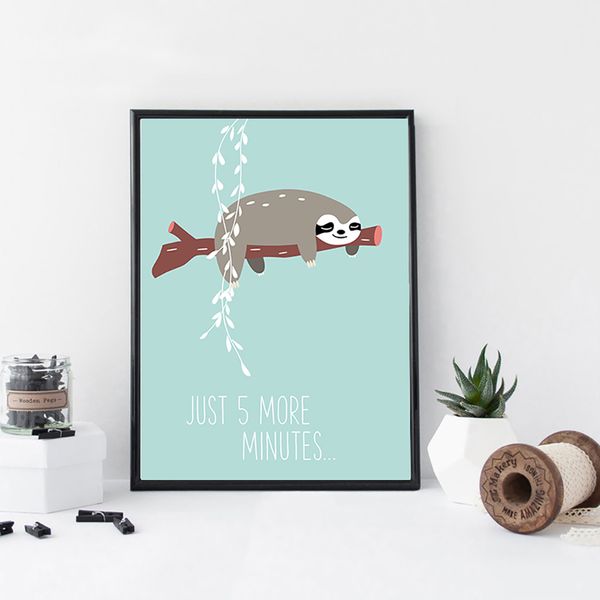 modular pictures nordic style prints animal cute sloth poster canvas painting wall art for living room home decoration framework
modular pictures nordic style prints animal cute sloth poster canvas painting wall art for living room home decoration framework