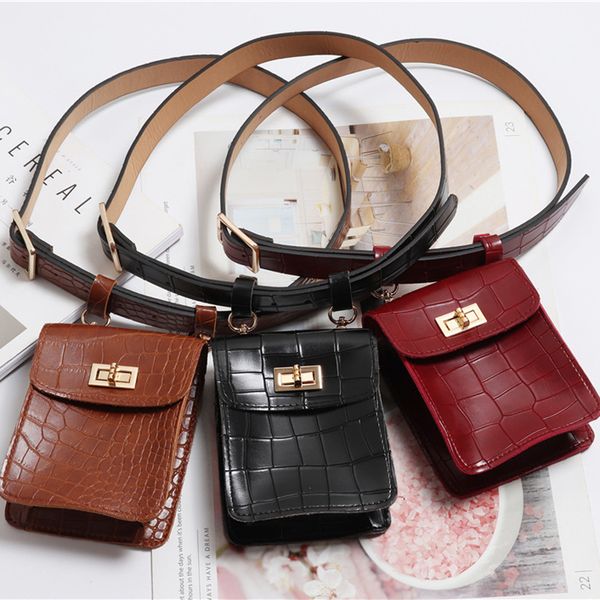 fashion alligator women crossbody bag leather belt waist packs chic style mini shoulder bag vintage pattern small handbag, Black;red
fashion alligator women crossbody bag leather belt waist packs chic style mini shoulder bag vintage pattern small handbag, Black;red