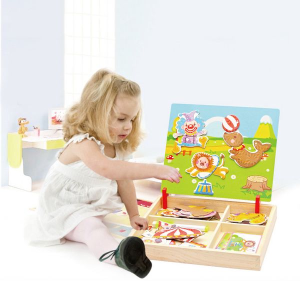 100+pcs wooden magnetic children 3d puzzle figure/animals/ vehicle /circus drawing board educational toys for kids y200414
100+pcs wooden magnetic children 3d puzzle figure/animals/ vehicle /circus drawing board educational toys for kids y200414