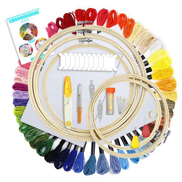 thread cross stitch sewing tool craft diy floss kit embroidery frame knitting, Black;white
thread cross stitch sewing tool craft diy floss kit embroidery frame knitting, Black;white