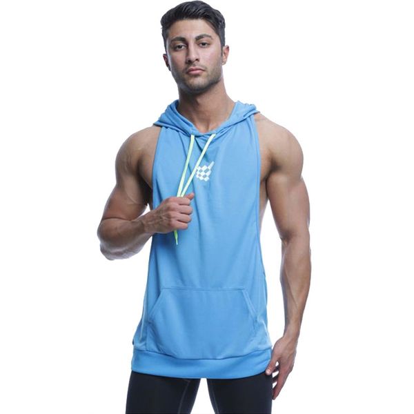 summer new men's sports vest healthy beauty fitness hooded waistcoat training sports vest camiseta sin mangas deporte hombre, Black;blue
summer new men's sports vest healthy beauty fitness hooded waistcoat training sports vest camiseta sin mangas deporte hombre, Black;blue