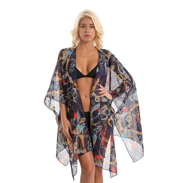 2019 wind printing pattern light and quick-drying chiffon bikini bikini blouse coat kimono cardigan, Blue;gray
2019 wind printing pattern light and quick-drying chiffon bikini bikini blouse coat kimono cardigan, Blue;gray