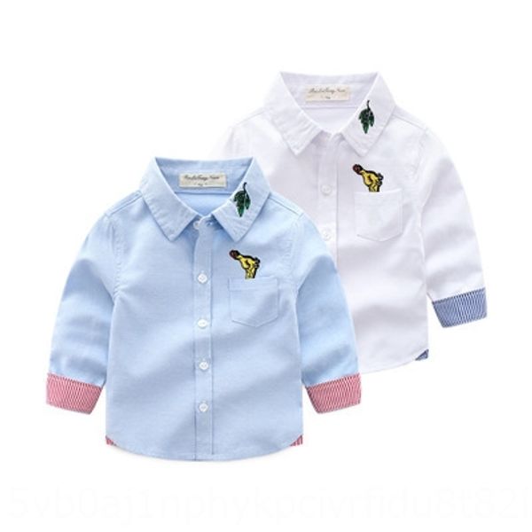 boy's baby's long sleeve cotton new korean cartoon children's embroidery in shirt shirt 2020, White;black
boy's baby's long sleeve cotton new korean cartoon children's embroidery in shirt shirt 2020, White;black