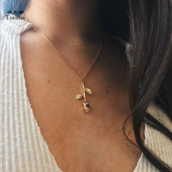 tocona vintage red rose flower pendant necklace for women metal gold color charm necklaces statement bohemian jewelry 4941, Silver
tocona vintage red rose flower pendant necklace for women metal gold color charm necklaces statement bohemian jewelry 4941, Silver