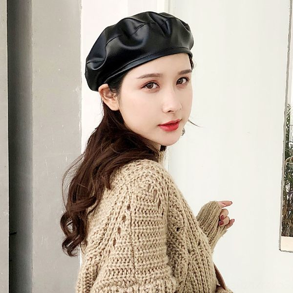 fashion all-match leather men's and women's painter's hat beret fashion solid color personality beret pumpkin painter hat, Blue;gray
fashion all-match leather men's and women's painter's hat beret fashion solid color personality beret pumpkin painter hat, Blue;gray
