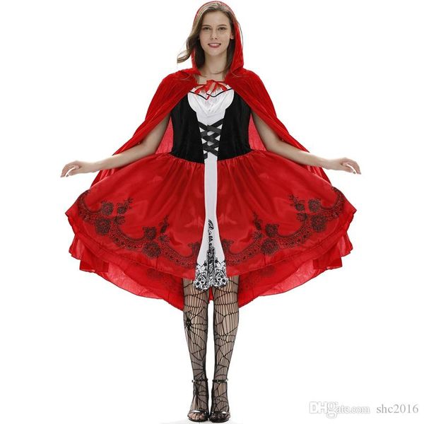 halloween theme costume female cosplay dress little red riding hood cloak game uniform party stage dress s-3xl ing, Black;red
halloween theme costume female cosplay dress little red riding hood cloak game uniform party stage dress s-3xl ing, Black;red