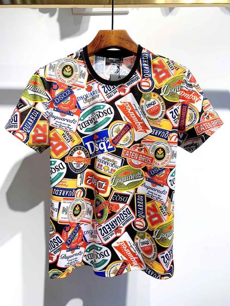 men's wear designer t-shirt men's and women's wear 3d alphabet t-shirt hip-hop men's and women's short sleeves, Gray