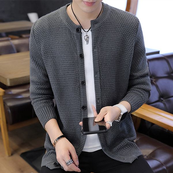 men's sweaters autumn sweater slim style in korean version handsome youth business casual jacket solid cotton knitwear, White;black
men's sweaters autumn sweater slim style in korean version handsome youth business casual jacket solid cotton knitwear, White;black